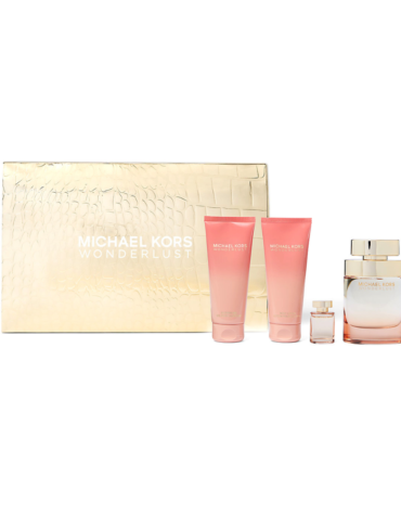 Michael Kors Wonderlust Gift Set 100ml EDP + 100ml Body Lotion + 100ml Shower Gel + 4ml EDP