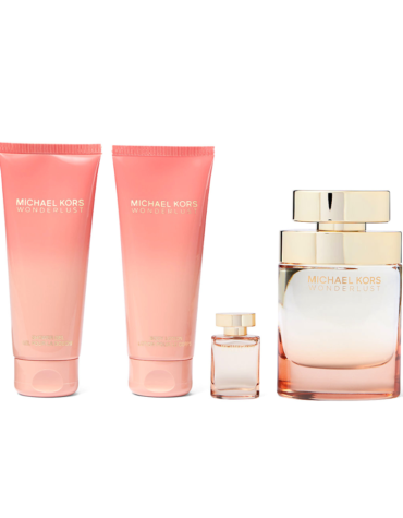 Michael Kors Wonderlust Gift Sets 100ml EDP + 100ml Body Lotion + 100ml Shower Gel + 4ml EDP