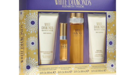 Elizabeth Taylor White Diamonds Gift Set featuring 50ml EDT