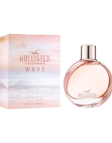 Discover the fresh scent of Hollister Wave for Her Eau de Parfum in a 100ml spray