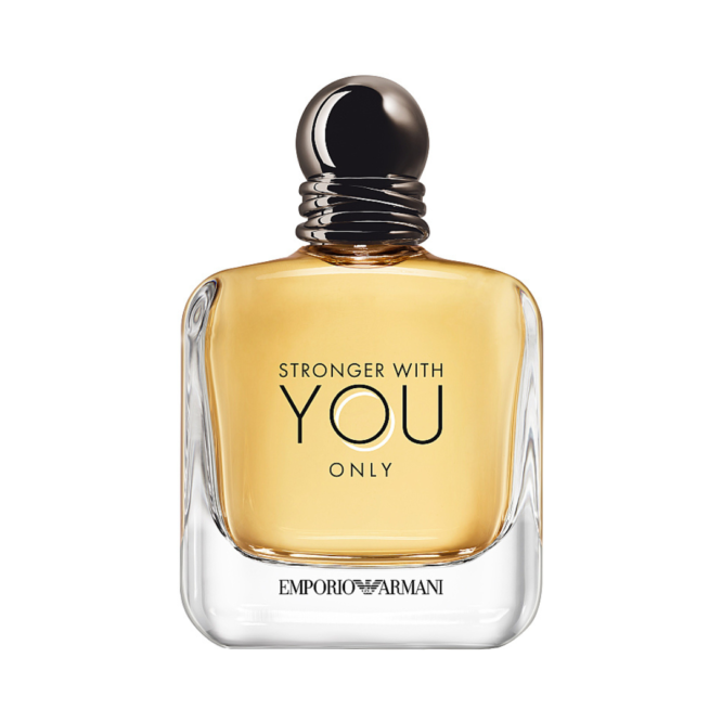 Giorgio Armani Emporio Armani Stronger With You Only Eau de Toilette: 50ml spray featuring a modern scent blend of spicy and sweet notes for men.