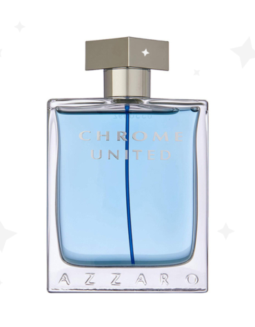 Explore Azzaro Chrome United Eau de Toilette 100ml Spray for men. Experience invigorating scents of fresh citrus and woods for an uplifting fragrance.