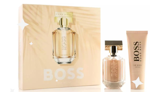 Luxurious Hugo Boss The Scent for Her Gift Set featuring a 50ml EDP and 75ml body lotion