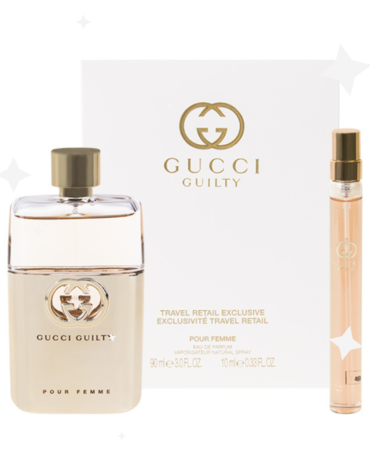 Gucci Guilty Pour Femme Gift Set featuring 90ml EDP and 10ml EDP