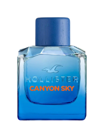 Discover the refreshing scent of Hollister Canyon Sky For Him Eau de Toilette 100ml Spray