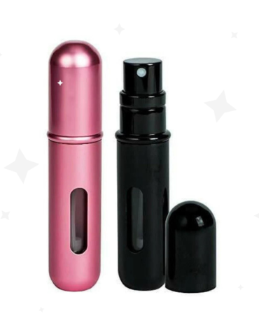 Pressit Refillable Perfume Atomiser Duo Pack - Pink & Black