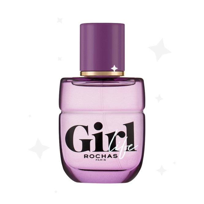 Rochas Girl Life Eau de Parfum 40ml Spray features a vibrant floral scent perfect for youthful elegance