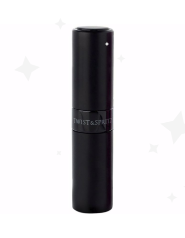 Twist & Spritz Refillable Atomiser Spray 8ml - Black