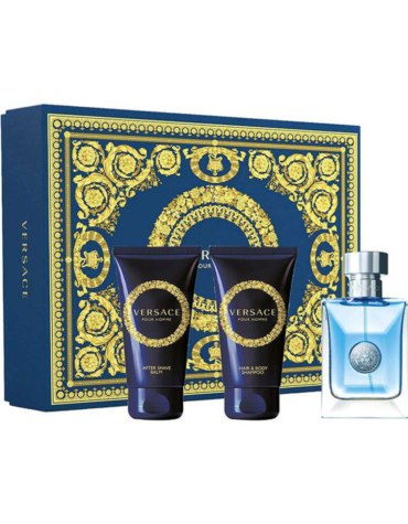 Versace pour Homme Gift Set featuring 50ml EDT