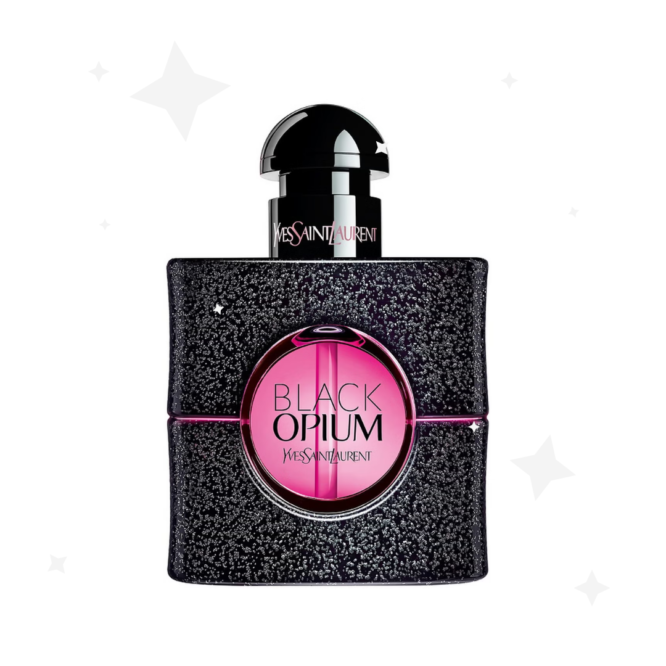 Yves Saint Laurent Black Opium Neon Eau de Parfum 30ml spray featuring a vibrant design