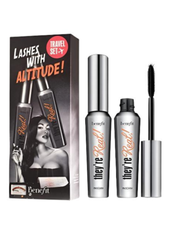 Benefit Lashes With Altitude Gift Set featuring 2 x 8.5g They're Real Mascara in Jet Black