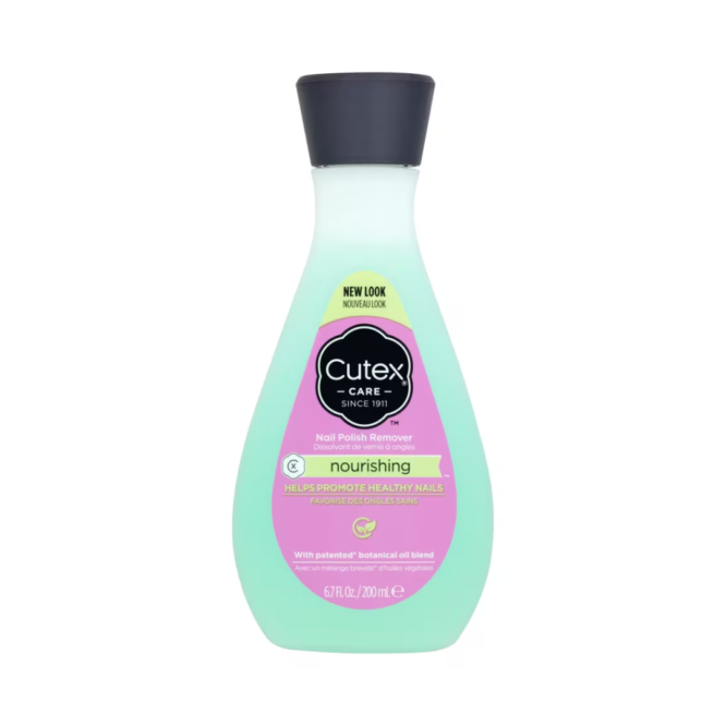 Cutex Nourishing Nail Polish Remover 200ml bottle