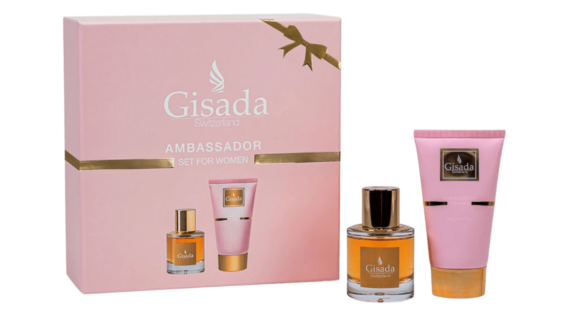 Gisada Ambassadora for Her Gift Set featuring 50ml EDP and 100ml Shower Gel