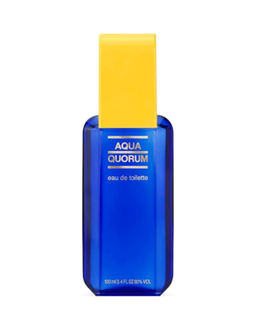 Antonio Puig Aqua Quorum Eau de Toilette 100ml Spray - Fresh and vibrant men's fragrance with citrus and aquatic notes for a refreshing scent experience.