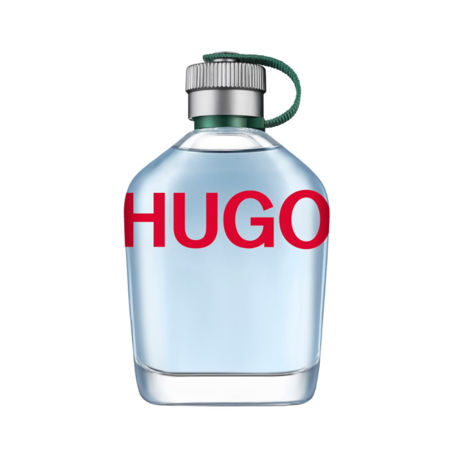 Elegant bottle of Hugo Boss Hugo Eau de Toilette 200ml spray showcasing a fresh and invigorating fragrance for men