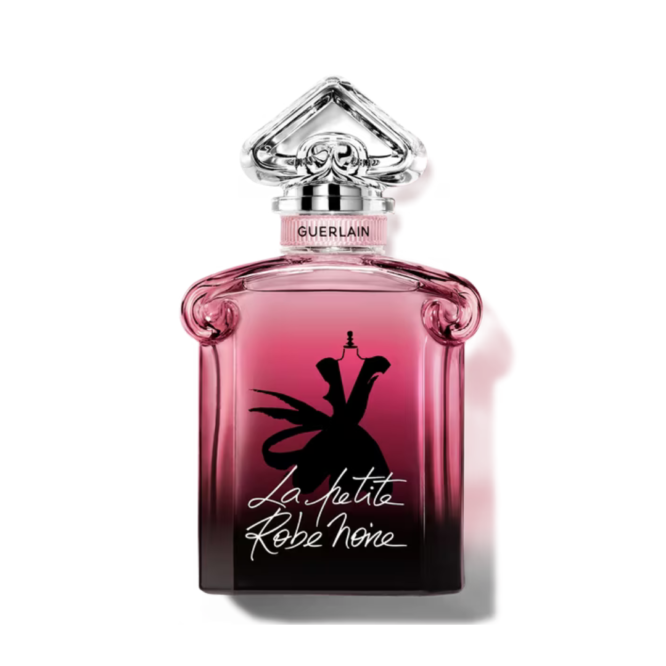 Luxury Guerlain La Petite Robe Noire Eau de Parfum Absolue 100ml Spray featuring a chic bottle design. Perfect for any refined fragrance collection.