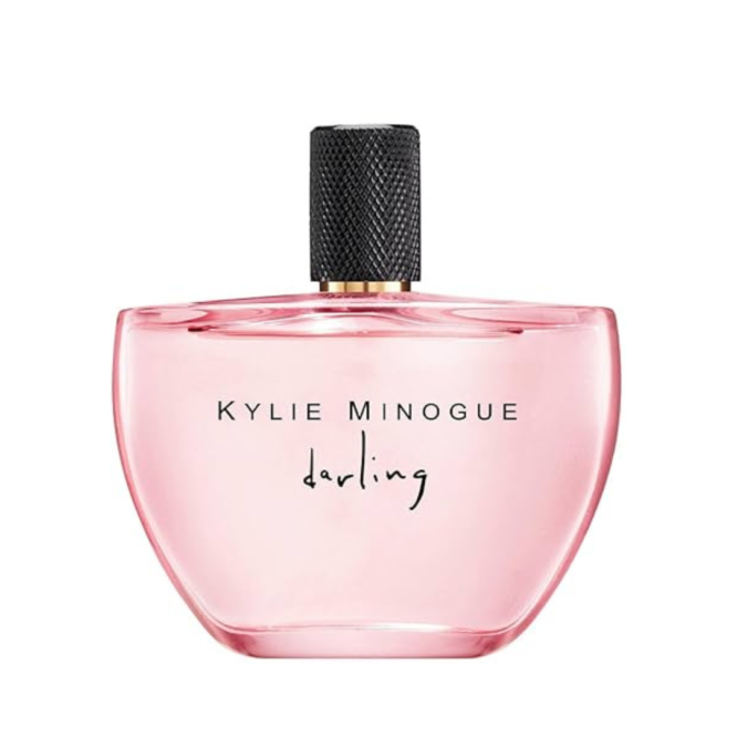 Image of Kylie Minogue Darling Eau de Parfum 75ml Spray showcasing its elegant bottle design and enticing floral scent