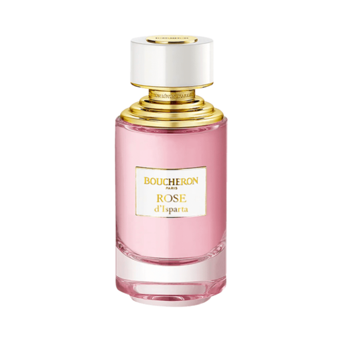 Elegant Boucheron Rose d'Isparta Eau de Parfum 125ml Spray featuring floral notes inspired by Turkish roses