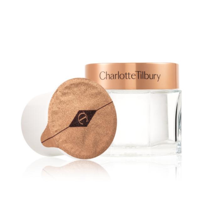 Charlotte Tilbury Magic Cream SPF15 150ml Refill - Hydrating moisturizer with sun protection for radiant skin. Perfect for daily use and travel-friendly.