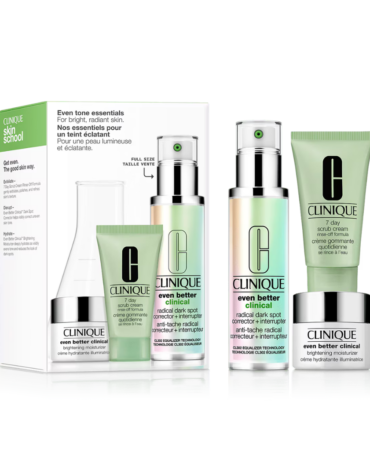 Clinique Even Tone Essentials Gift Set: Luxurious skincare for radiant