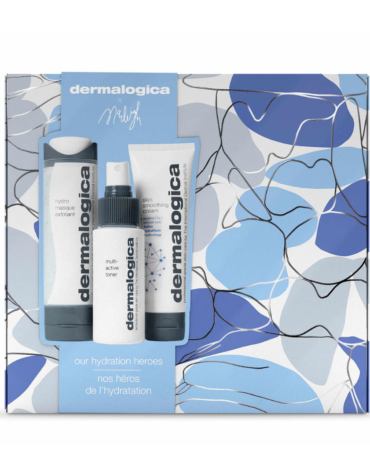 Hydration Heroes Gift Set by Dermalogica featuring best-selling moisturizers and serums for deeply hydrated