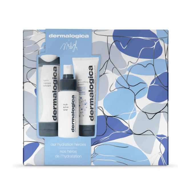 Hydration Heroes Gift Set by Dermalogica featuring best-selling moisturizers and serums for deeply hydrated