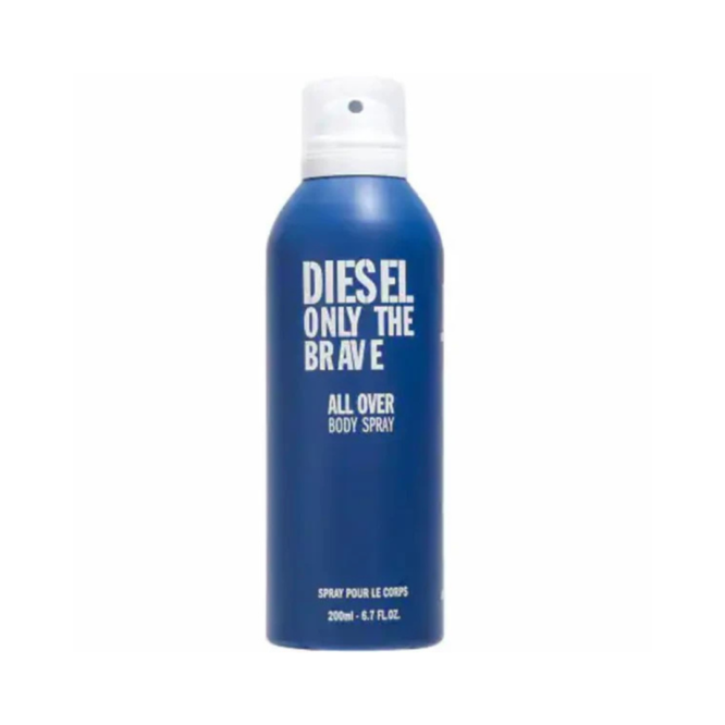 Diesel Only The Brave Body Spray 200ml - Energizing fragrance for men