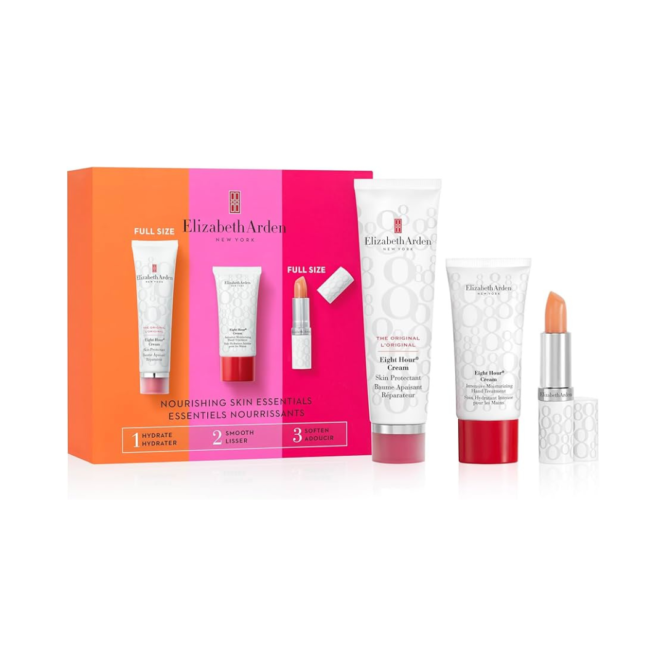 Elizabeth Arden Eight Hour Nourishing Skin Essentials Gift Set featuring 50ml Skin Protectant