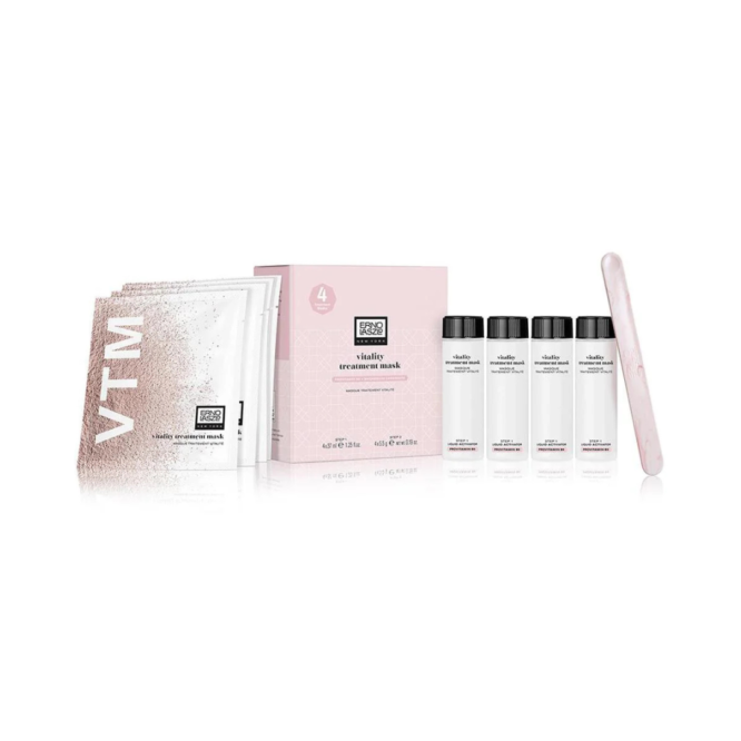 Erno Laszlo Vitality Treatment Mask Set 4x 37ml - Revitalizing face masks with activating lotion for radiant and rejuvenated skin. Perfect skincare solution.