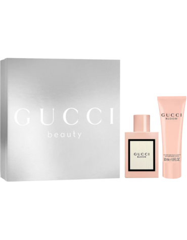 Gucci Bloom Gift Set featuring 50ml Eau de Parfum and 50ml Body Lotion