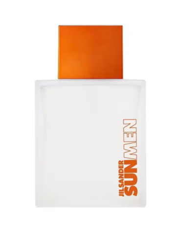 Jil Sander Sun Men Eau de Toilette 75ml Spray featuring a vibrant