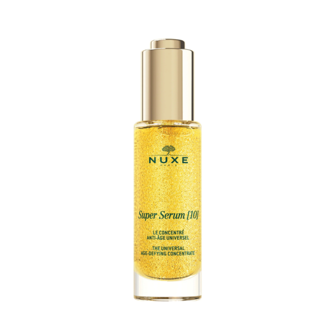 Nuxe Super Sérum 10 Age-Defying Concentrate 30ml - A powerful anti-aging serum featuring 10% active ingredients for youthful