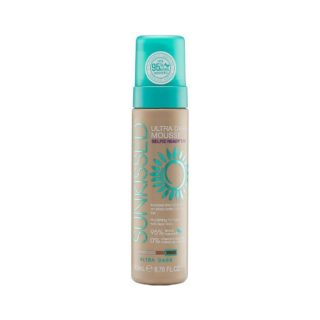 Experience a sun-kissed glow with Sunkissed 95% Natural Self Tan Mousse