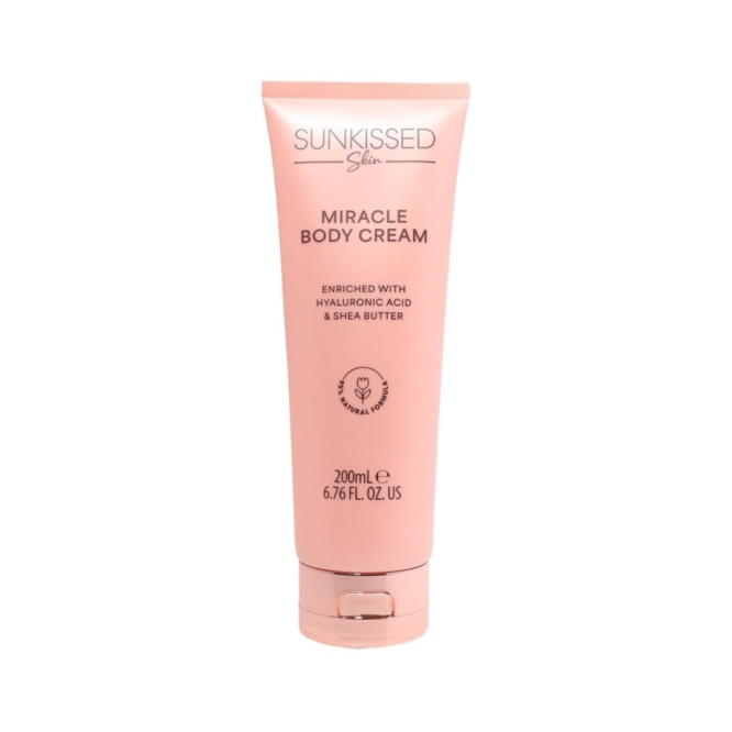 Hydrating Sunkissed Miracle Body Cream 200ml for radiant skin