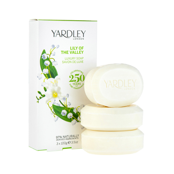 Shop online for Yardley Lily of the Valley Soap 3x 100g