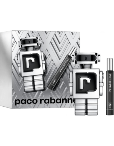 Paco Rabanne Phantom Gift Set featuring a 100ml and 20ml EDT for men