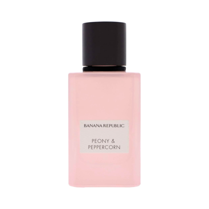 Banana Republic Peony & Peppercorn Eau de Parfum 75ml Spray featuring floral and spicy notes for a fresh