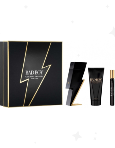 Carolina Herrera Bad Boy Gift Set featuring 100ml EDT