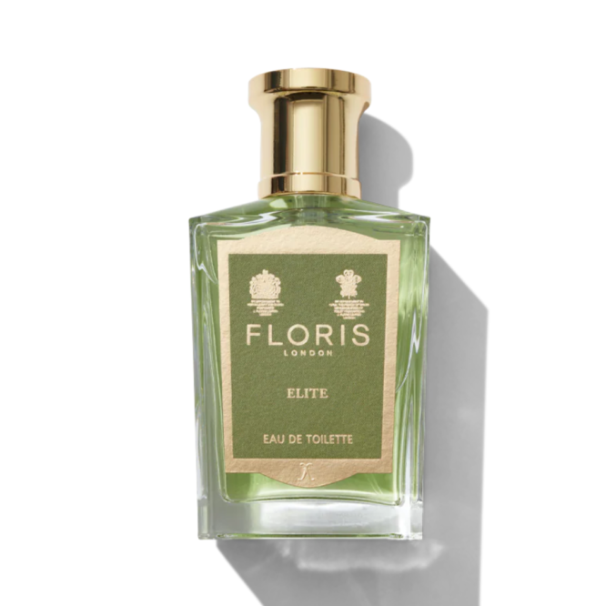 Floris Elite Eau de Toilette 50ml Spray bottle showcasing elegant design