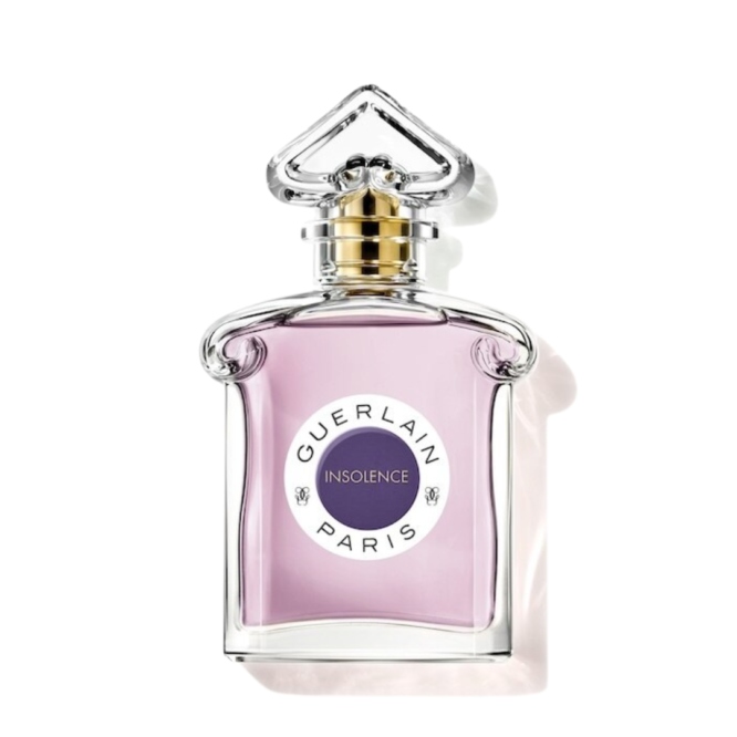 Guerlain Insolence Eau de Parfum 75ml Spray - An elegant floral fragrance featuring violet and raspberry notes