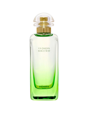 Elegant Hermès Un Jardin Sur Le Toit Eau de Toilette 100ml Spray featuring fresh garden notes