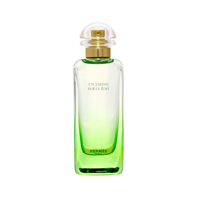 Elegant Hermès Un Jardin Sur Le Toit Eau de Toilette 100ml Spray featuring fresh garden notes