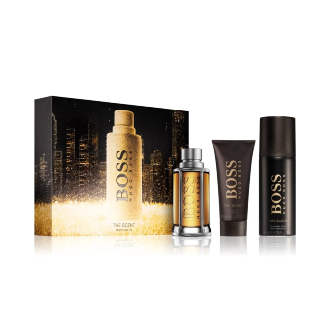 Experience luxury with the Hugo Boss The Scent Gift Set