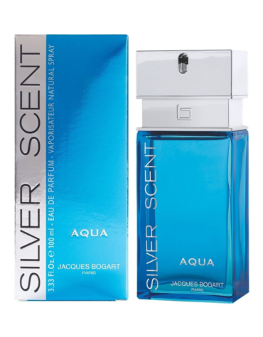 Jacques Bogart Silver Scent Aqua Eau de Parfum 100ml Spray - Refreshing aquatic fragrance for men