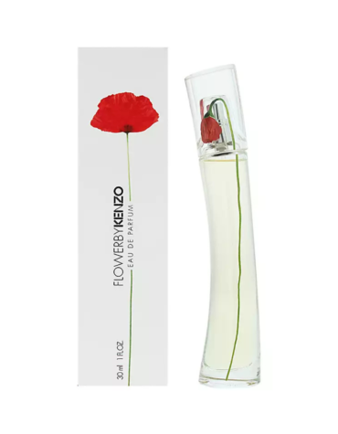 Kenzo Flower Eau de Parfum 30ml Spray - Delicate floral fragrance with hints of poppy