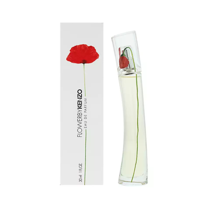 Kenzo Flower Eau de Parfum 30ml Spray - Delicate floral fragrance with hints of poppy