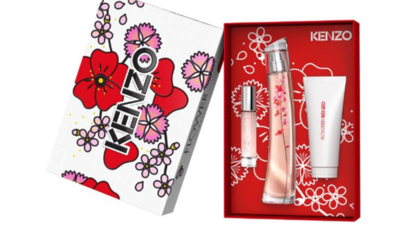 Kenzo Flower Ikebana Sakura Gift Set featuring 75ml EDP