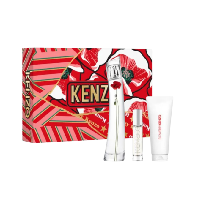 Kenzo Flower by Kenzo La Récolte Parisienne Gift Set featuring a 75ml EDP