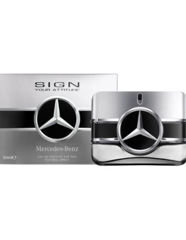 Mercedes-Benz Sign Your Attitude Eau de Toilette 50ml Spray - a captivating fragrance for confident individuals