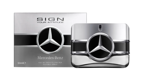 Mercedes-Benz Sign Your Attitude Eau de Toilette 50ml Spray - a captivating fragrance for confident individuals